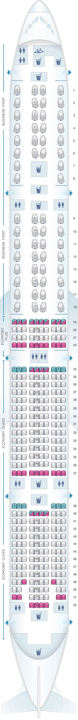 777-300er seat map united